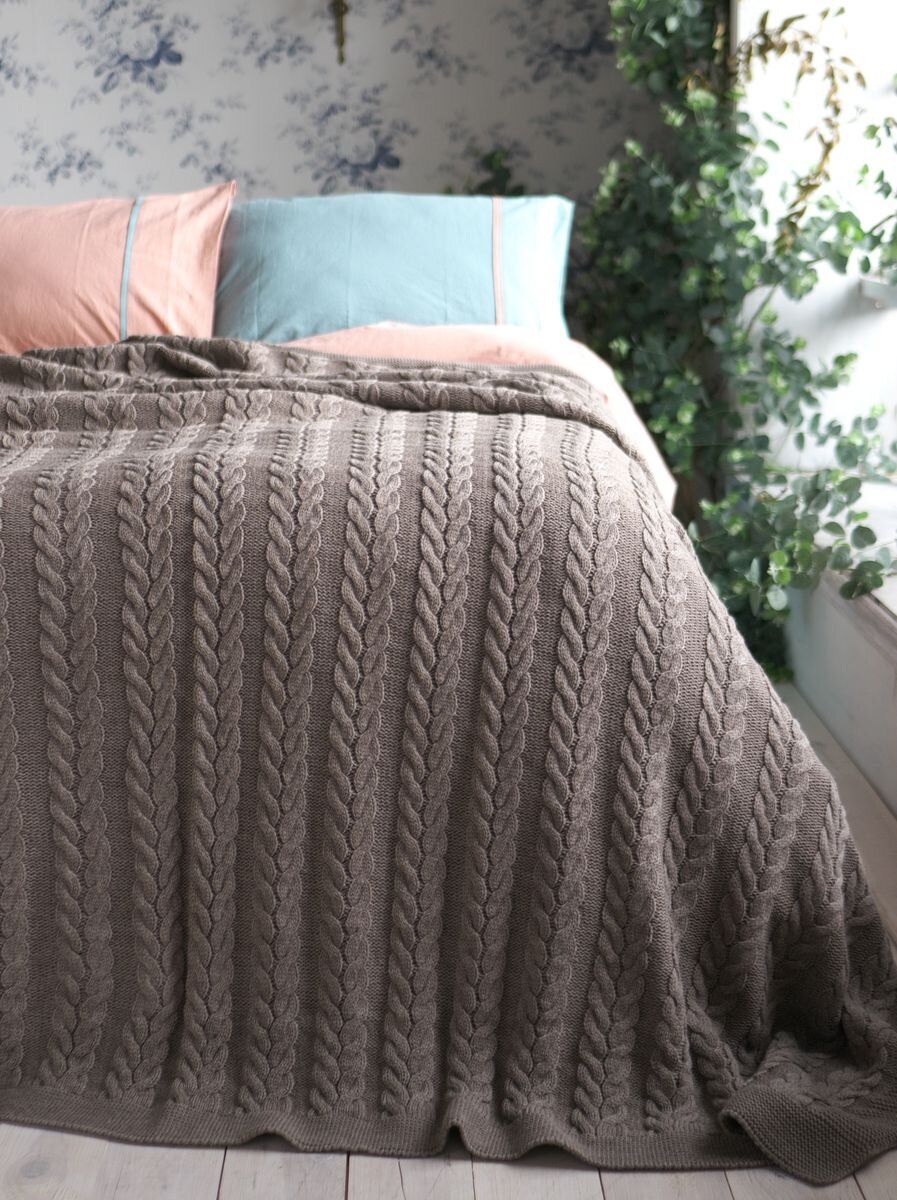 

Покривало 220x240 BETIRES BREMEN MINK (100% акрил)700374