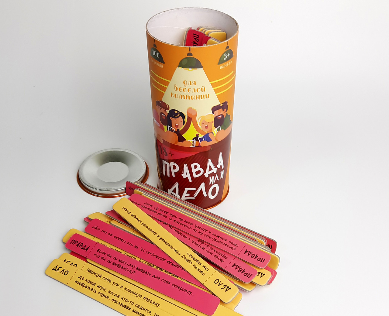 

Игра настольная "Правда или Дело" - настольная игра для компании - настольная игра 18+ - игра-фанты