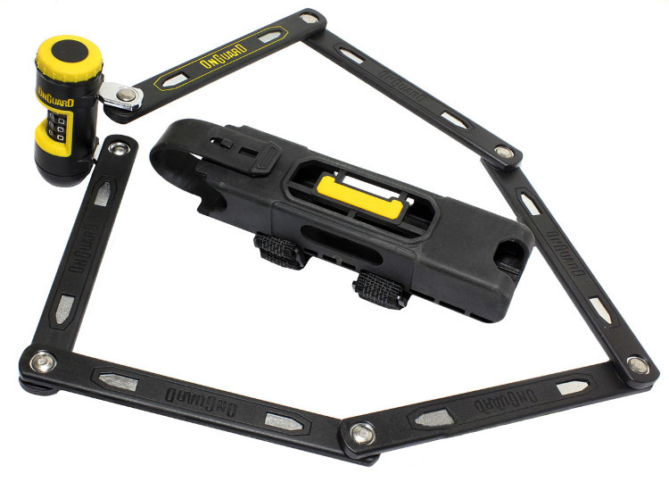 

Велозамок кодовий Onguard 8131 REVOLVER Link Plate X4P Combo 112см Чорний