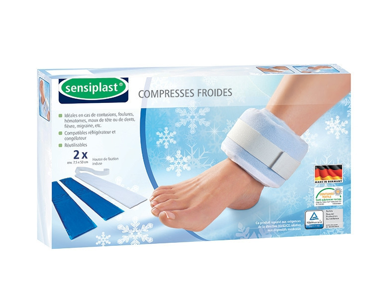 

Холодный гелевый бандаж на голеностоп Sensiplast