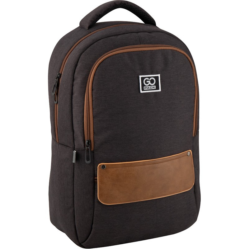 

Підлітковий Рюкзак GoPack Сity 152-2 для хлопчика коричневий 41*29*12см GO20-152L-2