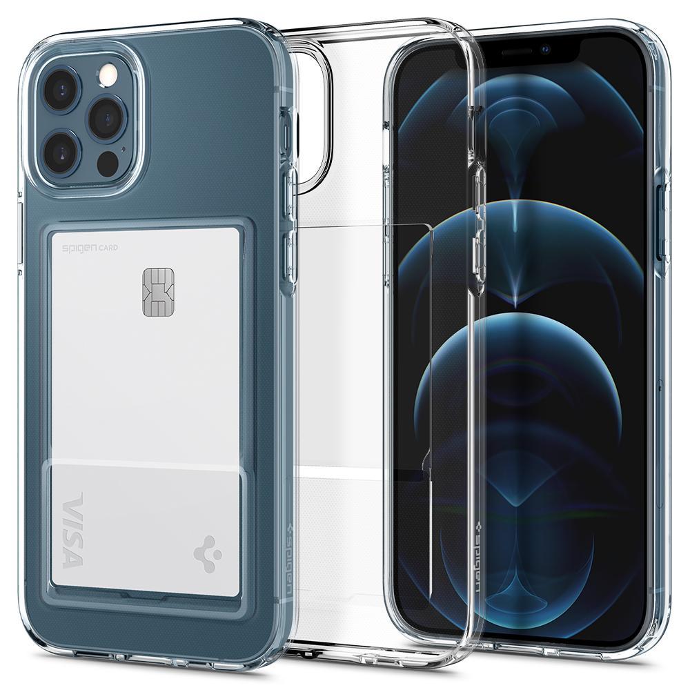 

Чехол Spigen Crystal Slot для iPhone 12 / 12 Pro Crystal Clear