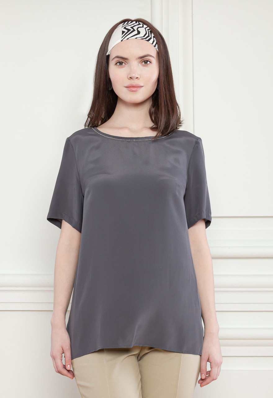 

Футболка Dolcedonna Либи 42/44 серая ТП-21009