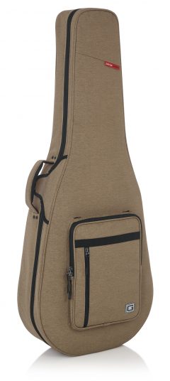 

Кейс для 12-струнной акустической гитары GATOR GTR-DREAD12-TAN Tan Transit Lightweight Dreadnought Guitar Case