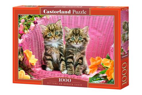 

Пазлы 1000 элементов "Котята на садовом стуле", C~103775 | Castorland