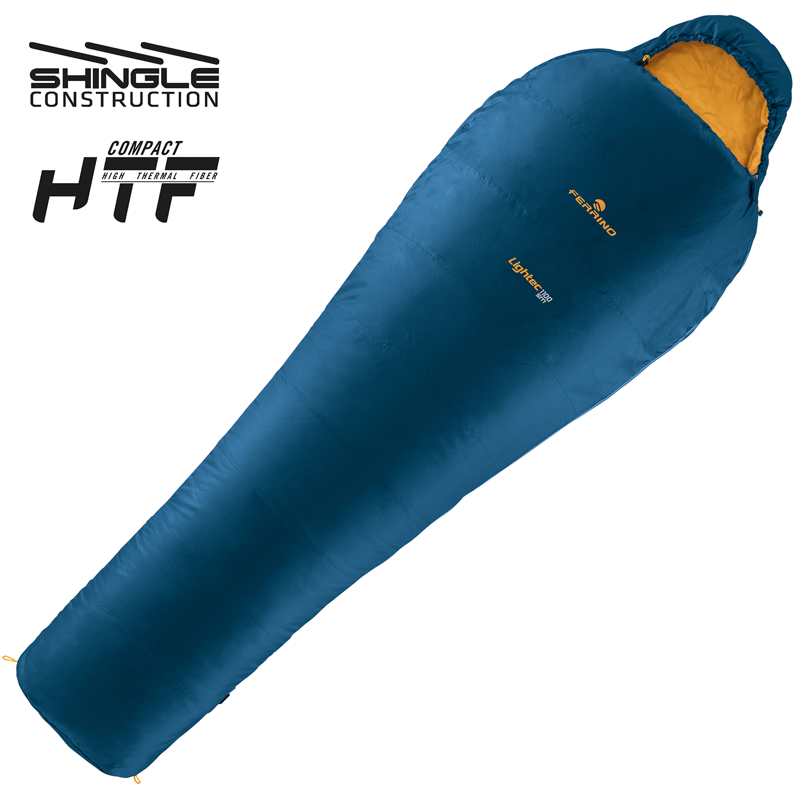 

Спальный мешок Ferrino Lightec SM 1100-3°C BlueYellow Left (86650IBB)