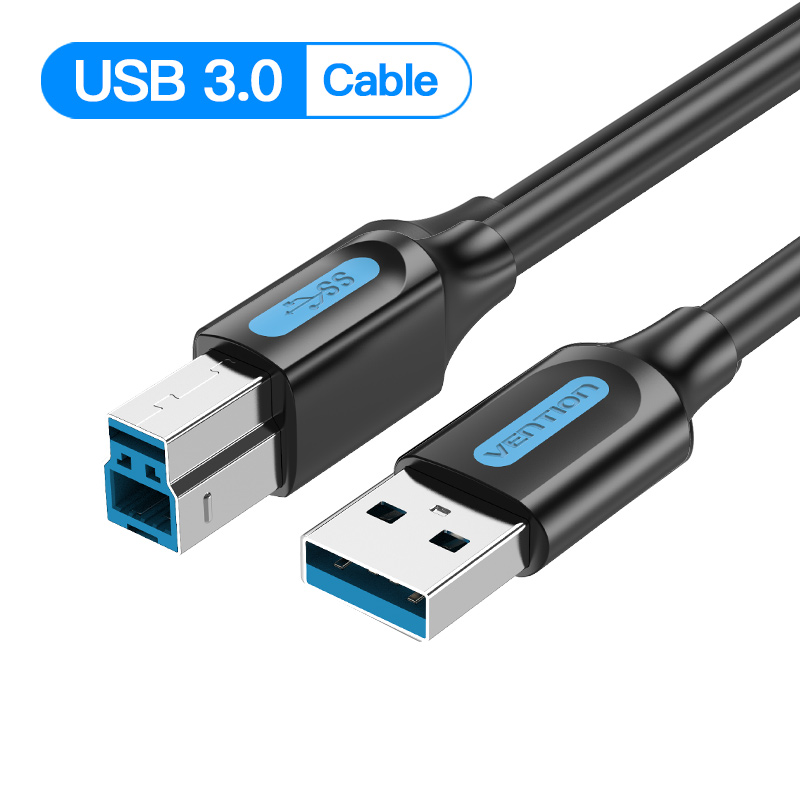 

Кабель USB-Type-B 3.0 Vention PVC 2m 5Gbps Black