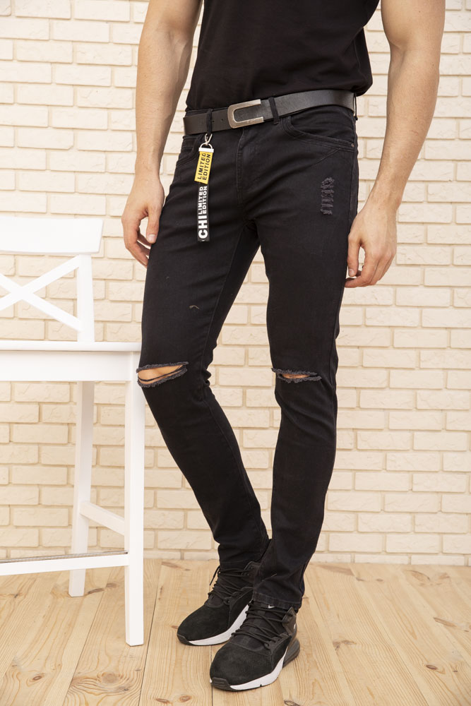 

Джинсы мужcкие цвет Черный размер 34 FG_04296