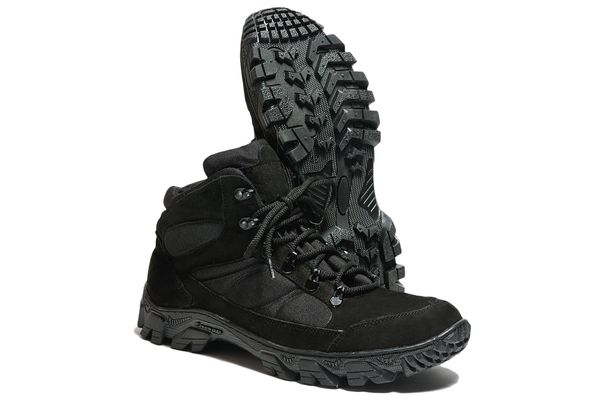 

Ботинки Strongboots Тайфун демисезонные кожа нубук/кордура Черные 5154-2-3 (39)
