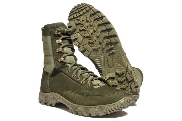 

Берцы Strongboots Скорпион демисезонные кожа нубук Олива 5154-5-3 (40)