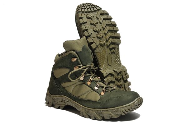 

Ботинки зимние Strongboots Тайфун кожа нубук/кордура Олива 5154-2-4 (36)