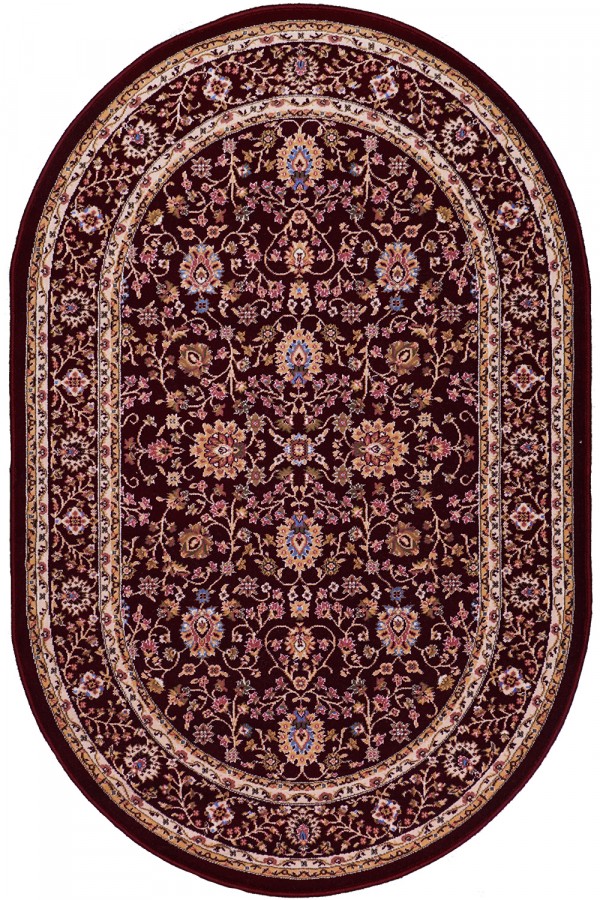 

Ковер ROYAL KERMAN 0800A 1 x 1.5 m Красный Овал