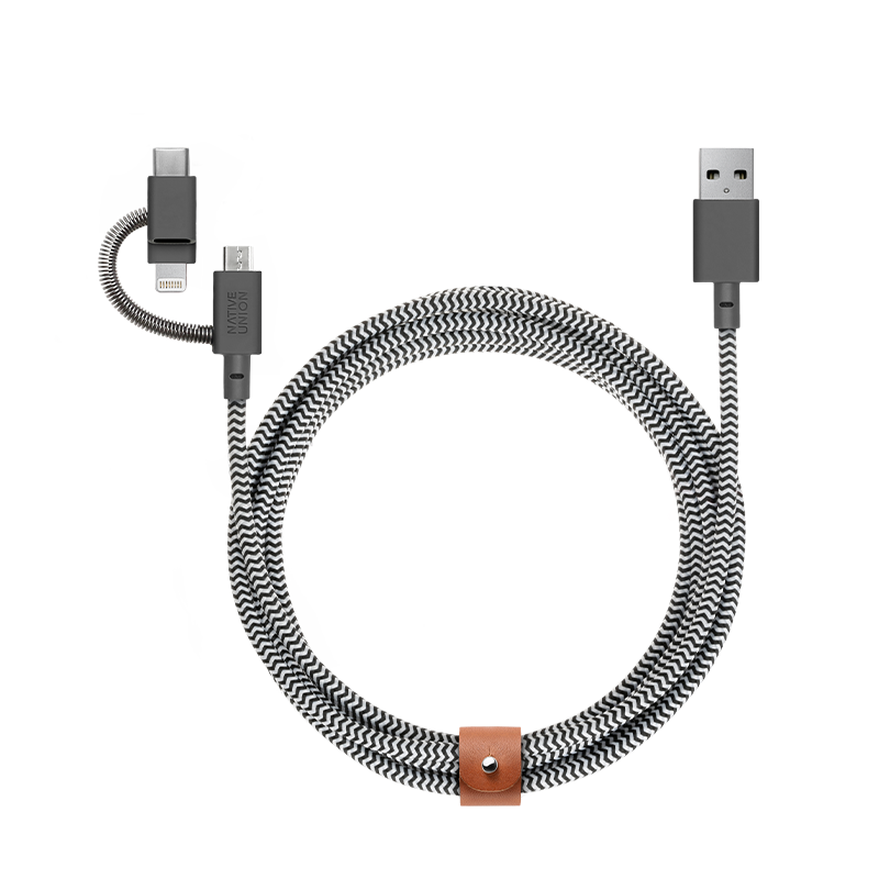 

Native Union Belt универсальный кабель Zebra (2 m) (BELT-ULC-ZEB-NP)