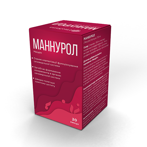 

Натуральные капсулы Маннурол для мочеполовой системы №20, Фармацци