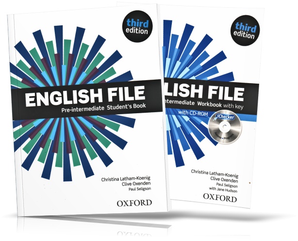 

English File Pre~Intermediate, Student's book + Workbook / Учебник + Тетрадь английского языка