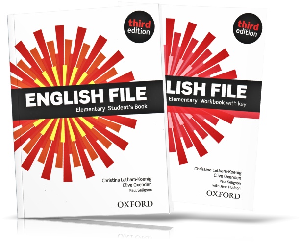 

English File Elementary, Student's book + Workbook / Учебник + Тетрадь английского языка