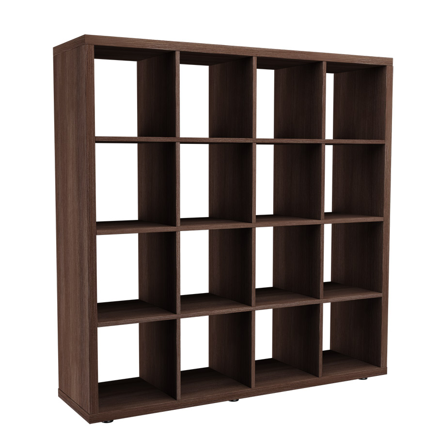 

Стеллаж ЭКТА MebelLoft 1490х400х1520 мм темное дерево 0906