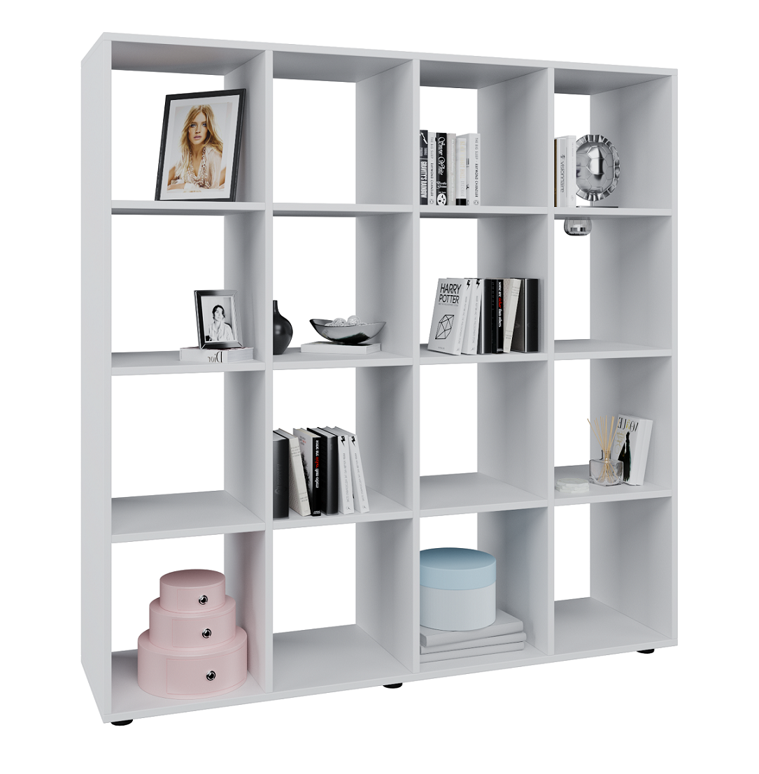 

Стеллаж ЭКТА MebelLoft 1490х400х1520 мм белый 0906