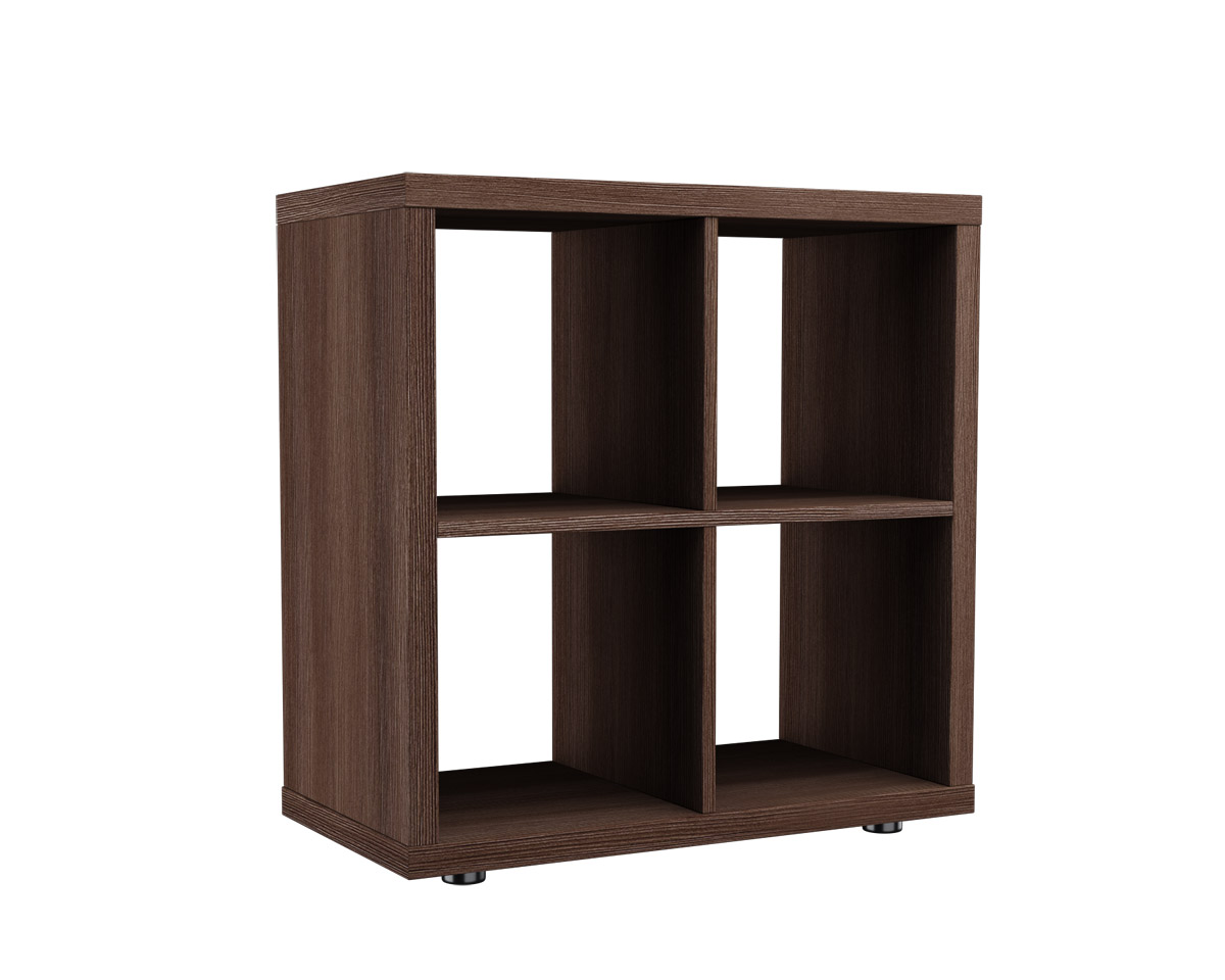 

Стеллаж ЭКТА MebelLoft 760х400х780 мм темное дерево 0904