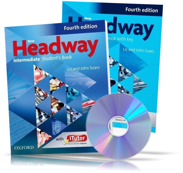 

New Headway Intermediate, Student's book + Workbook + CD / Учебник + Тетрадь английского языка