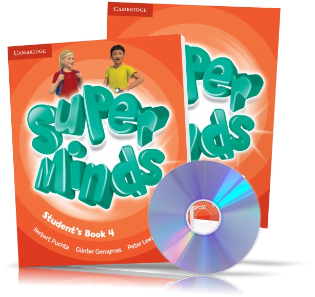 

Super Minds 4, Student's + Workbook + DVD / Учебник + Тетрадь (комплект с диском) английского языка