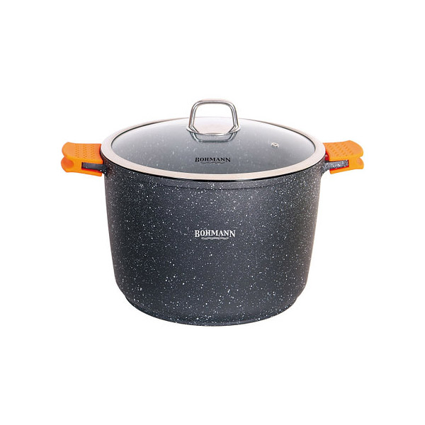

Кастрюля из литого алюминия с мраморным покрытием Bohmann BH 7351-24 MRB
