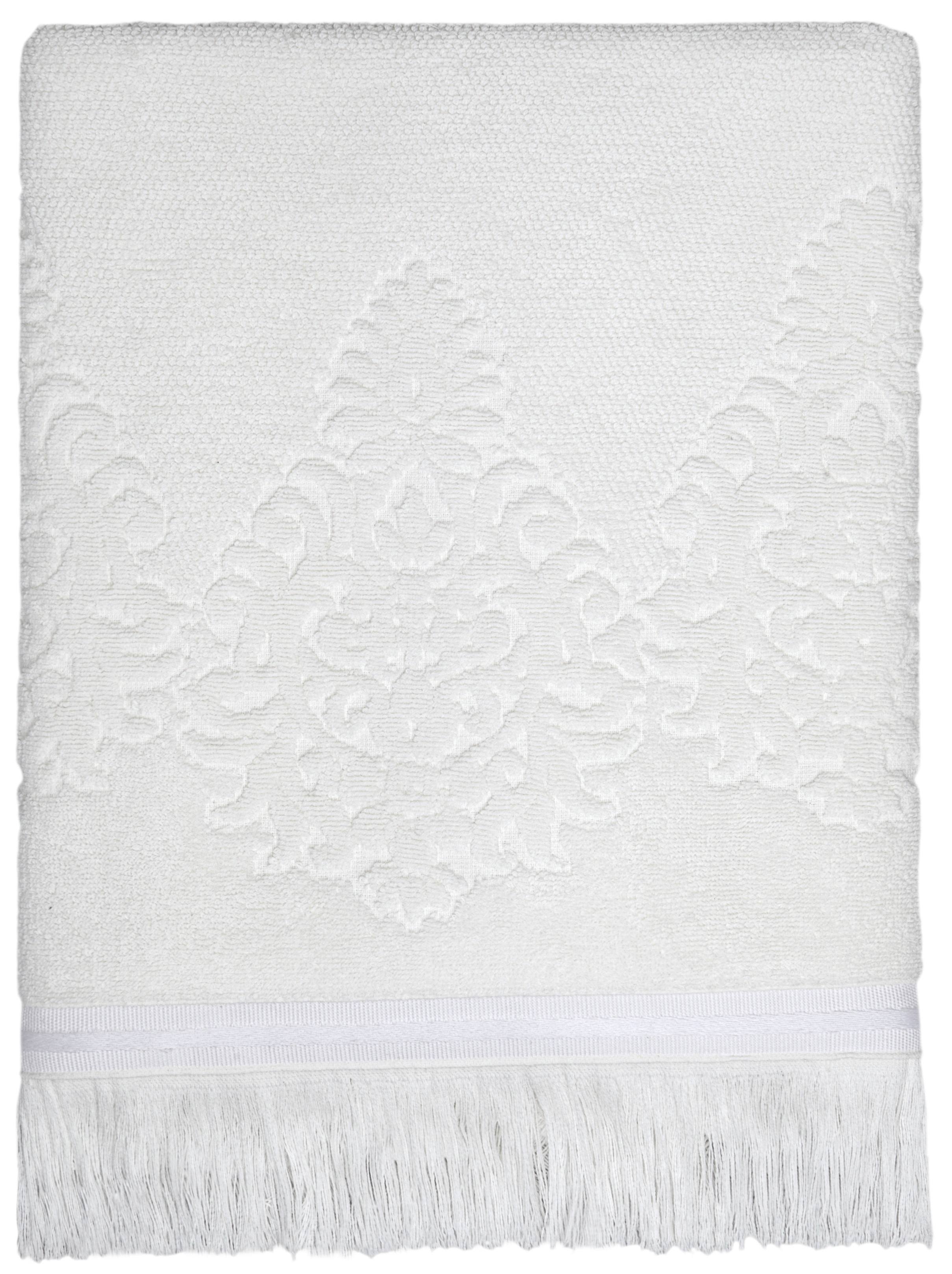 

Махровое полотенце Arya Жаккард Demor 70х140 Кремовое