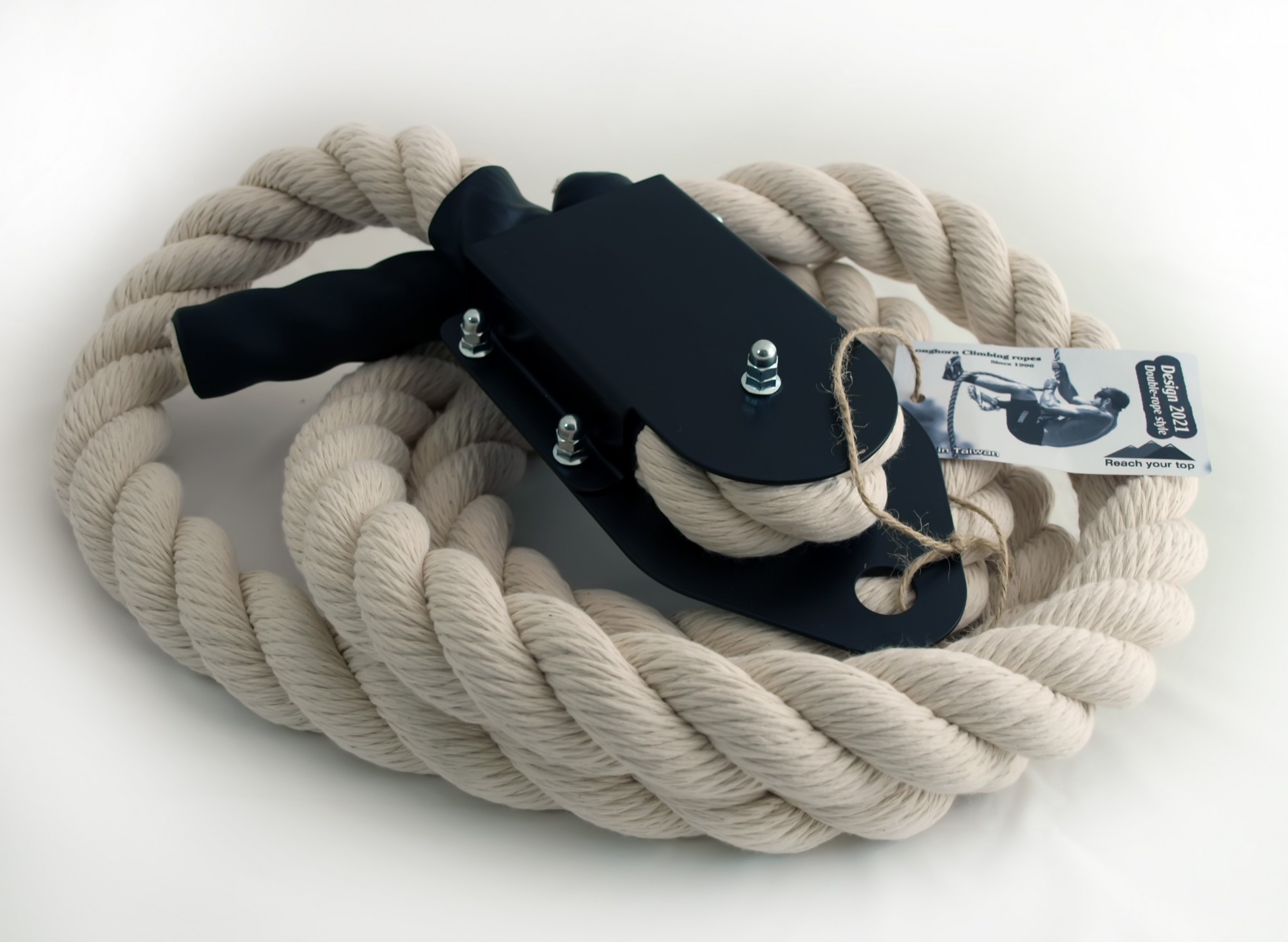 

Канат для лазания гимнастический Longhorn 40мм, длина 4.2м, х/б