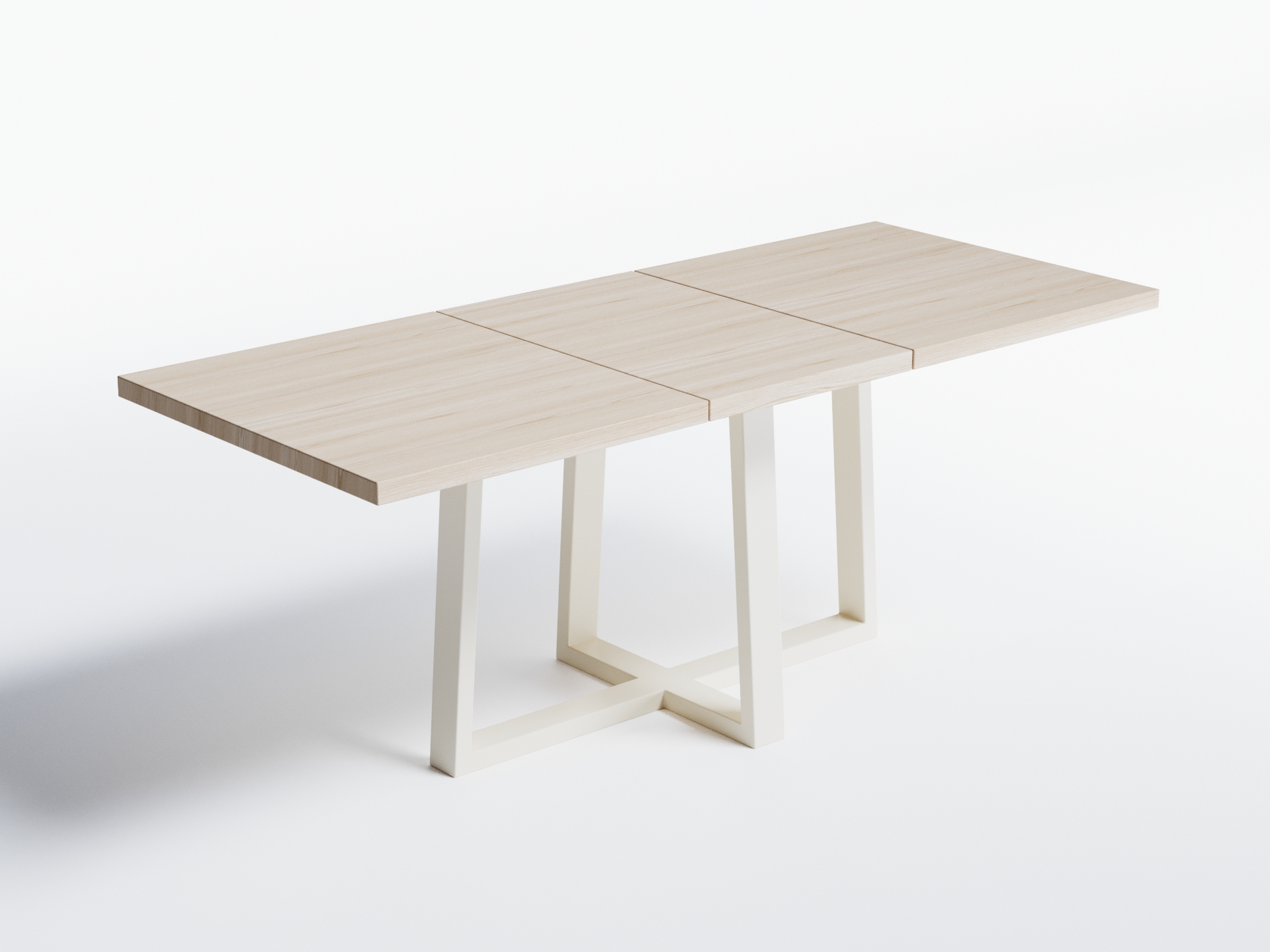 

Обеденный стол раскладной Skandi Wood SW058_R Пирр 135 (+50) х 90 х 76 см Натуральный шпон Дуб Натуральный