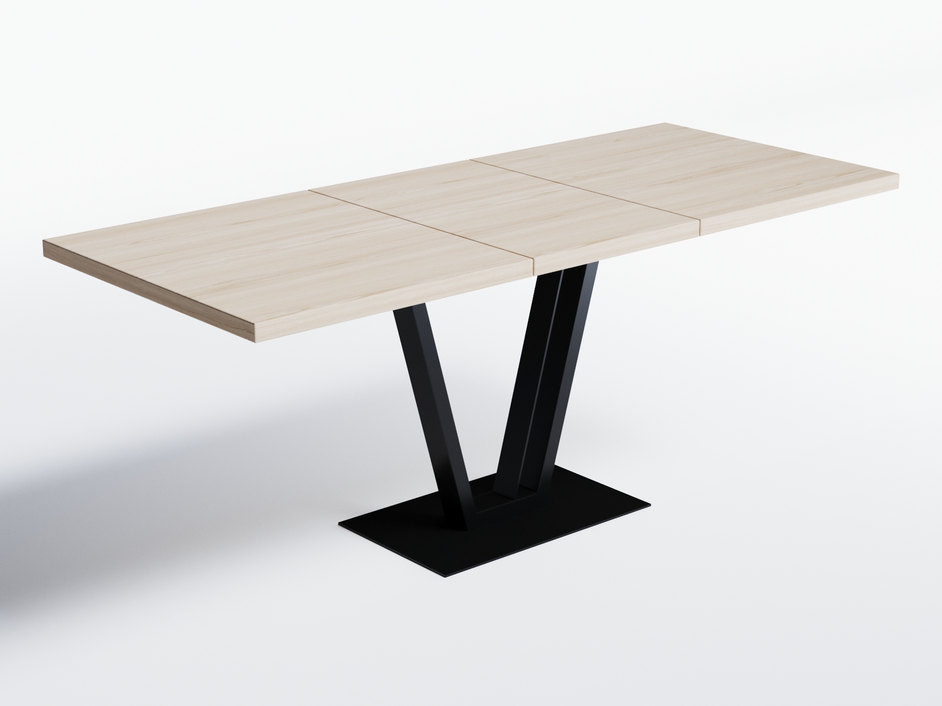 

Обеденный стол раскладной Skandi Wood SW139_R Детройт 135 (+50) х 90 х 76 см Натуральный шпон Дуб Натуральный