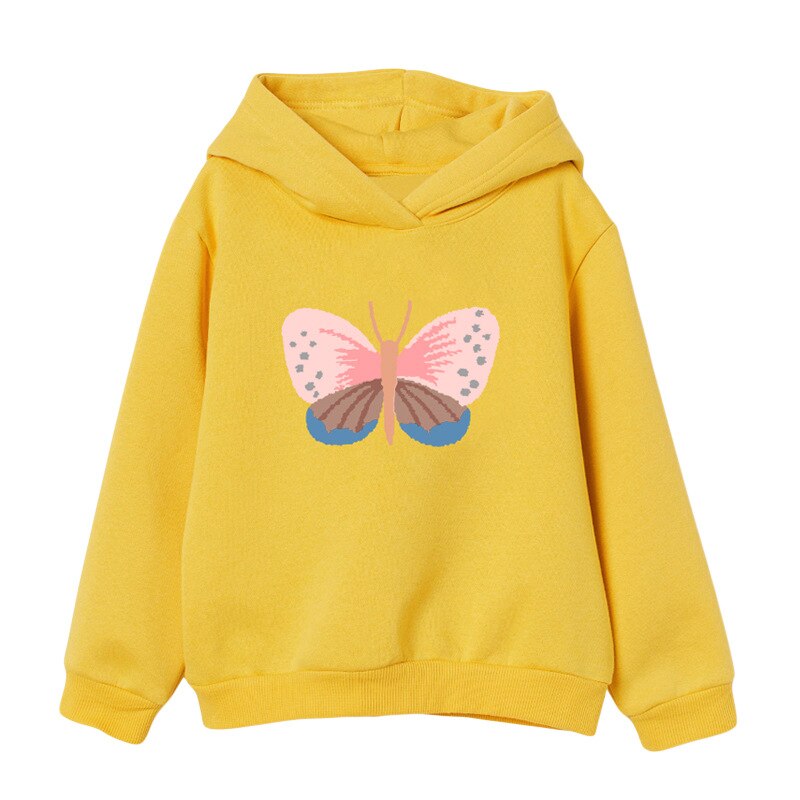 

Худі для дівчинки утеплене Butterfly Little Maven (98 / 3 роки) Жовтий