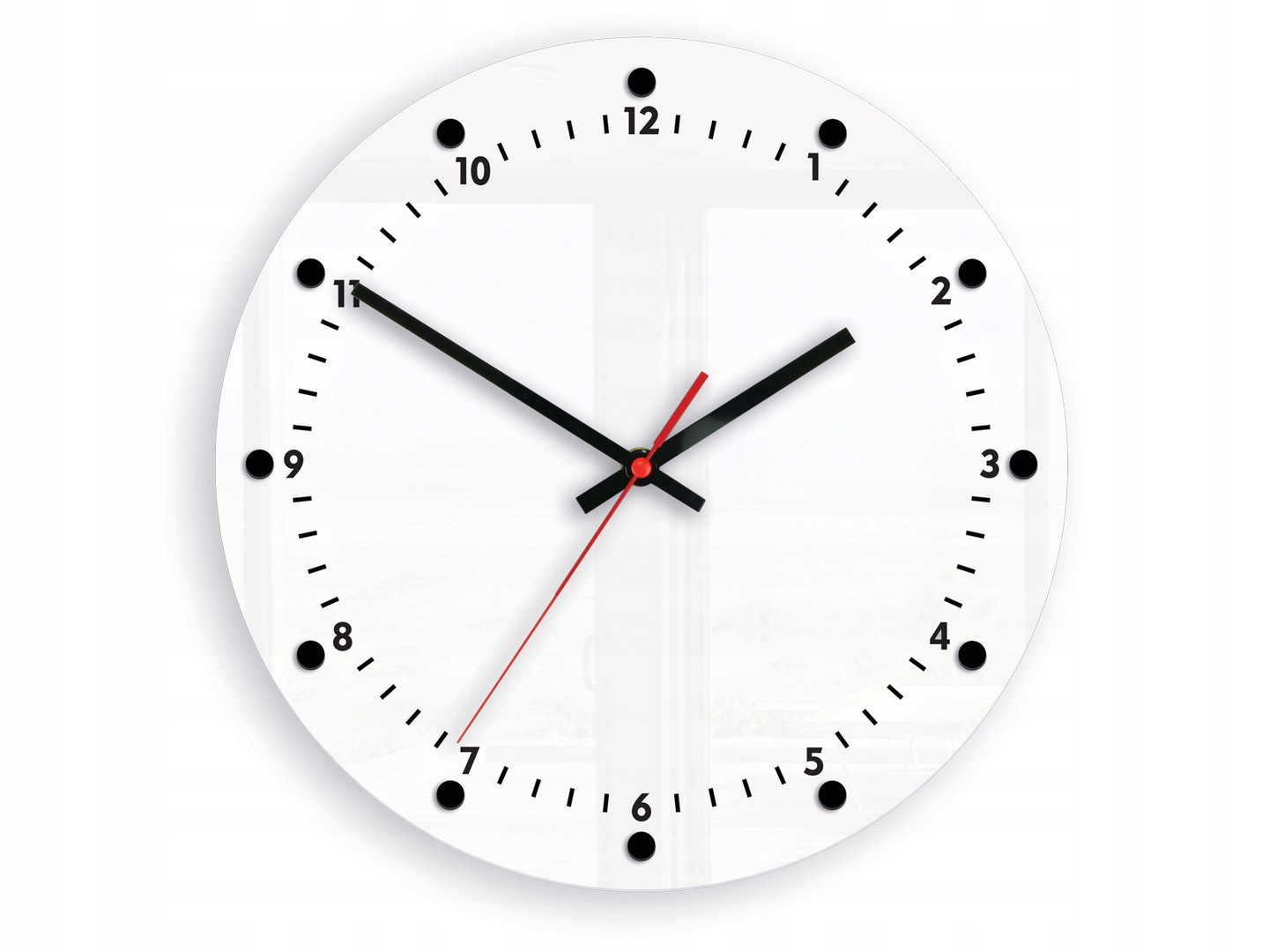 

Часы настенные MOZES белые 28 см Modern Clock