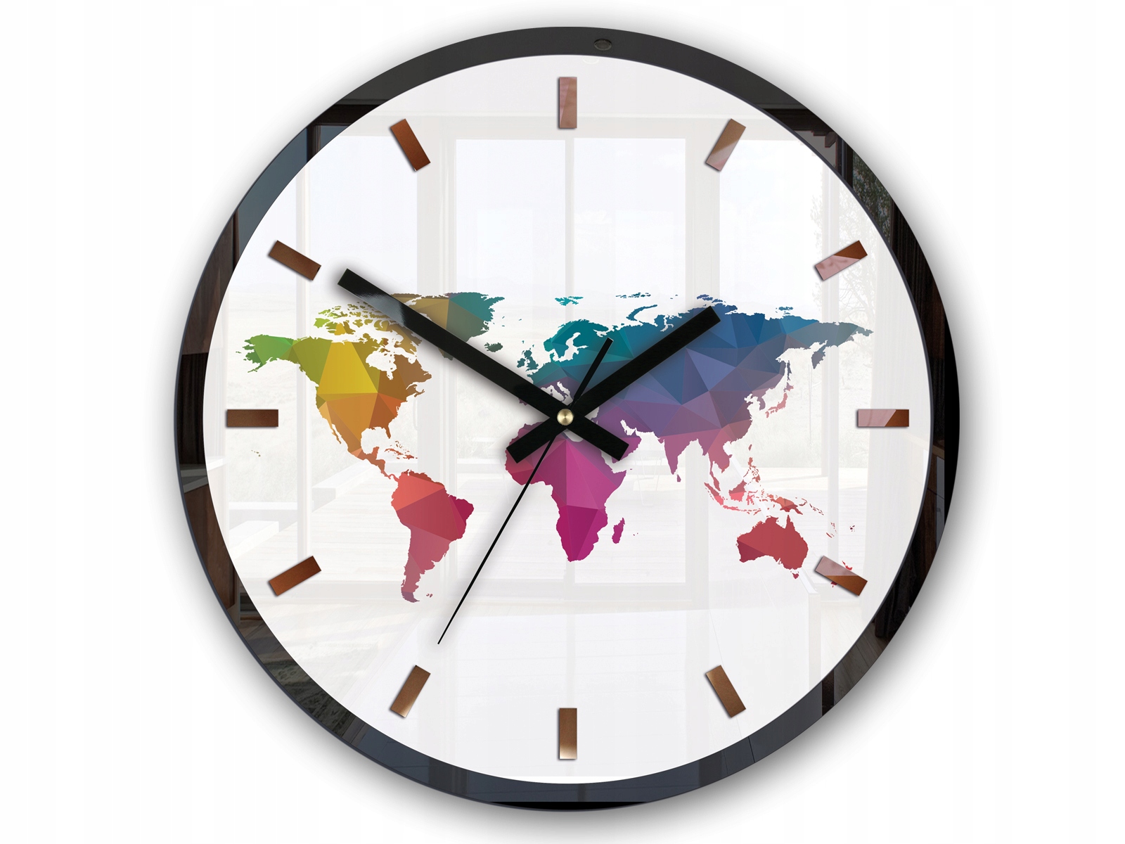 

Часы настенные MAP COLOR 3D белые 30 см Modern Clock