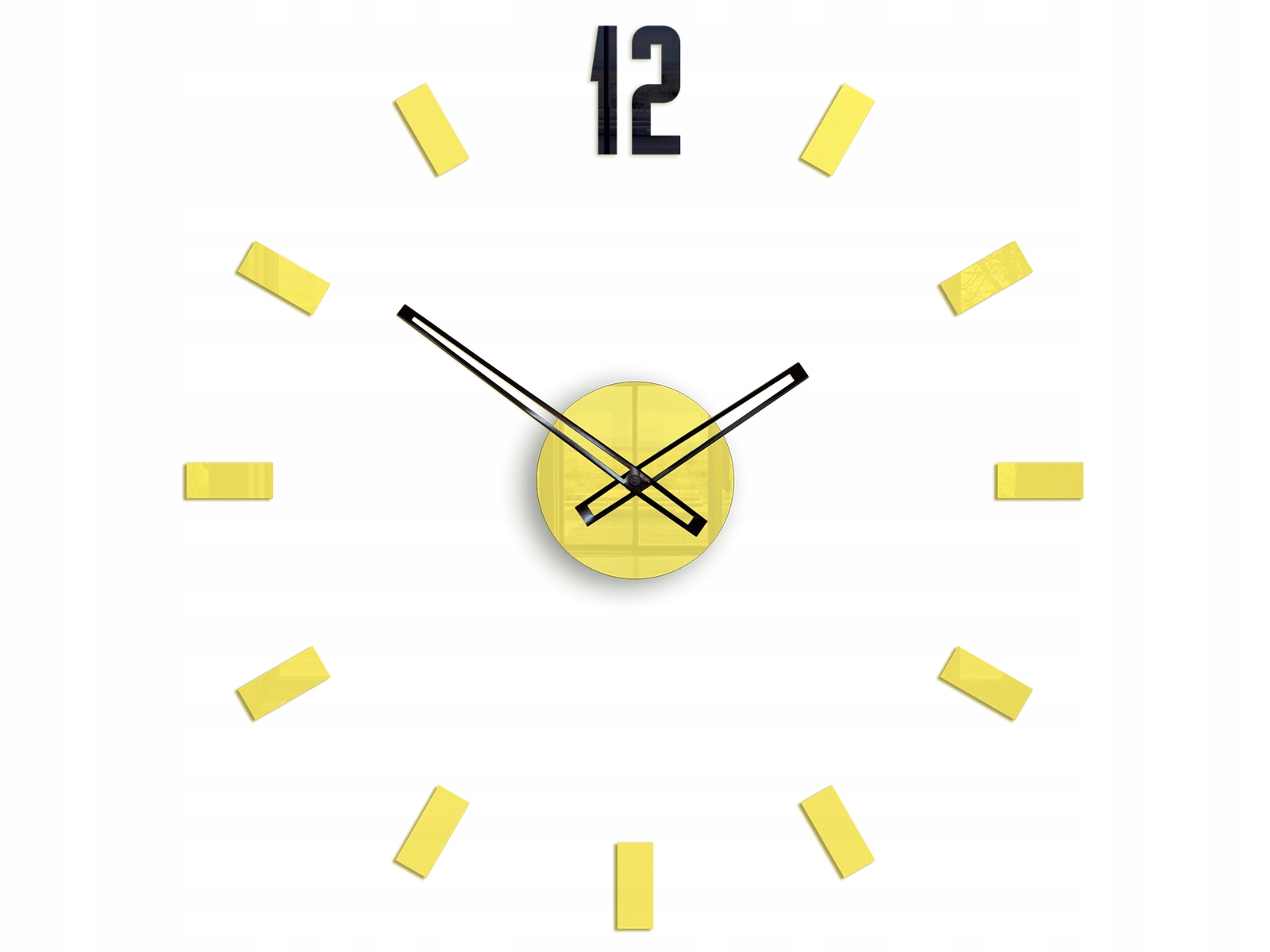 

Часы настенные PointYellow желтые 50 см Modern Clock