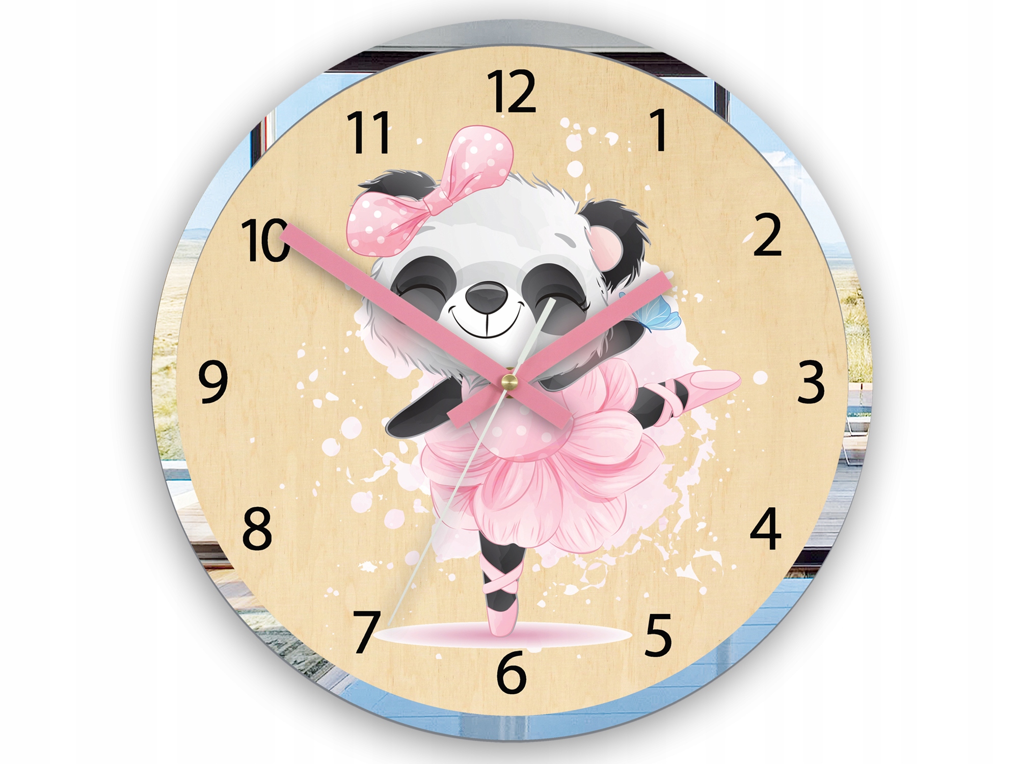 

Часы настенные Panda 30 см дерево Modern Clock