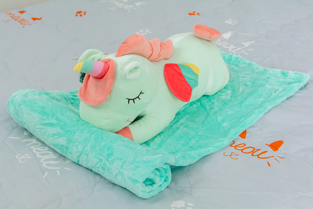 

Плед детский MirSon №1066 Winged Unicorn Mint 100х160
