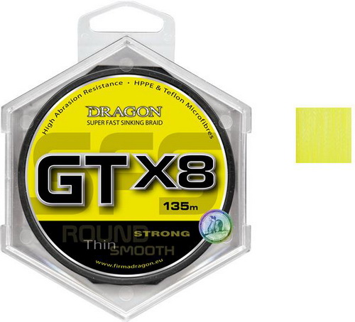 

Шнур DRAGON SFS GT X8 Sinking 135 m 0.10 mm