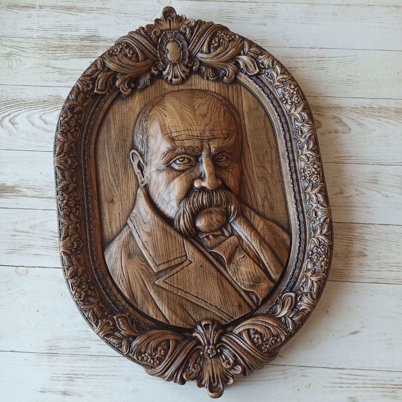 

Барельеф "Тарас Шевченко", Atributlux, 60*41 см резной из дерева