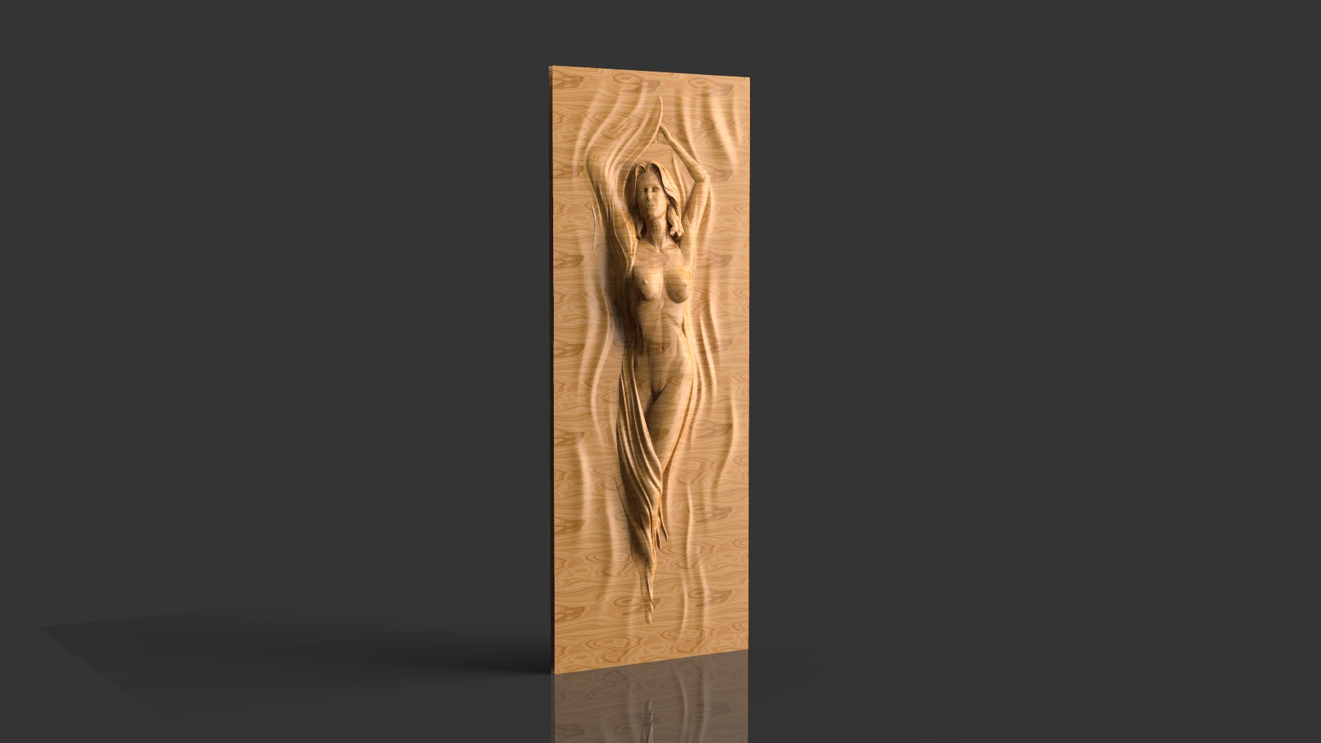 

Панно "Девушка", Atributlux, 42*16,1 см резное из дерева