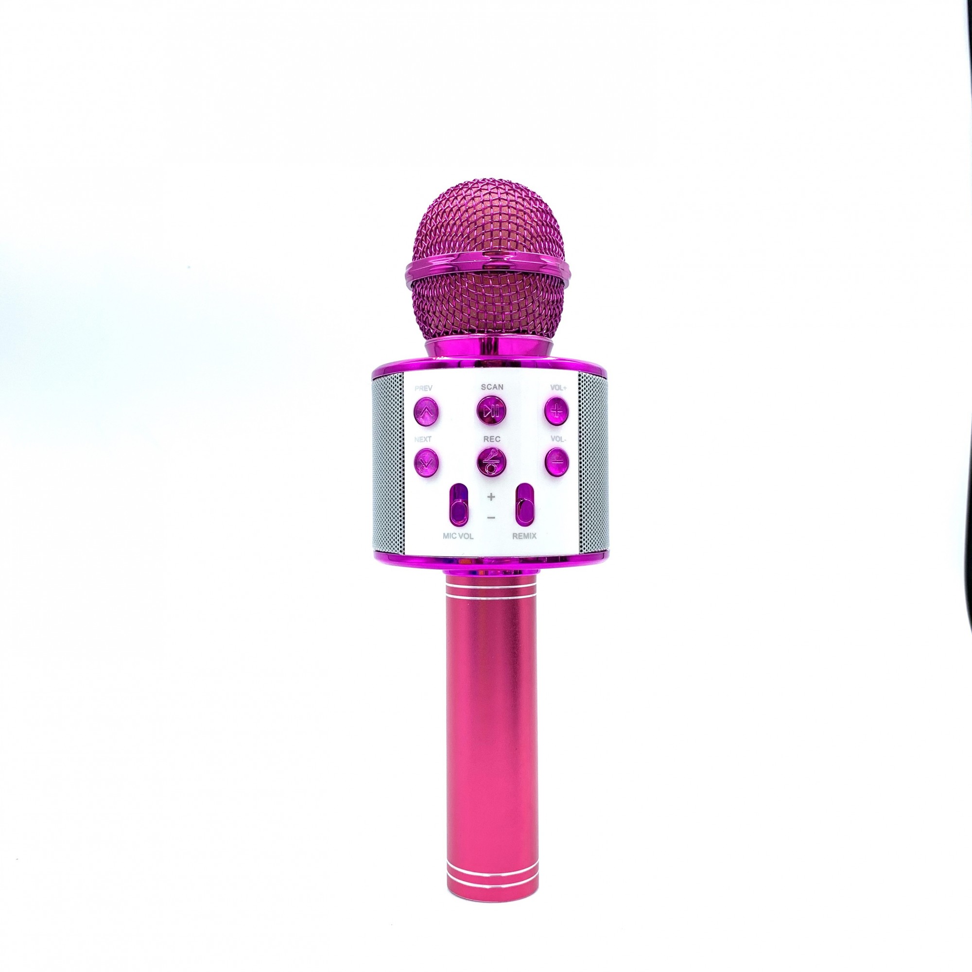 

Караоке микрофон Беспроводной FanMusic WS-858 Original с динамиком Bluetooth USB Pink (395 V)