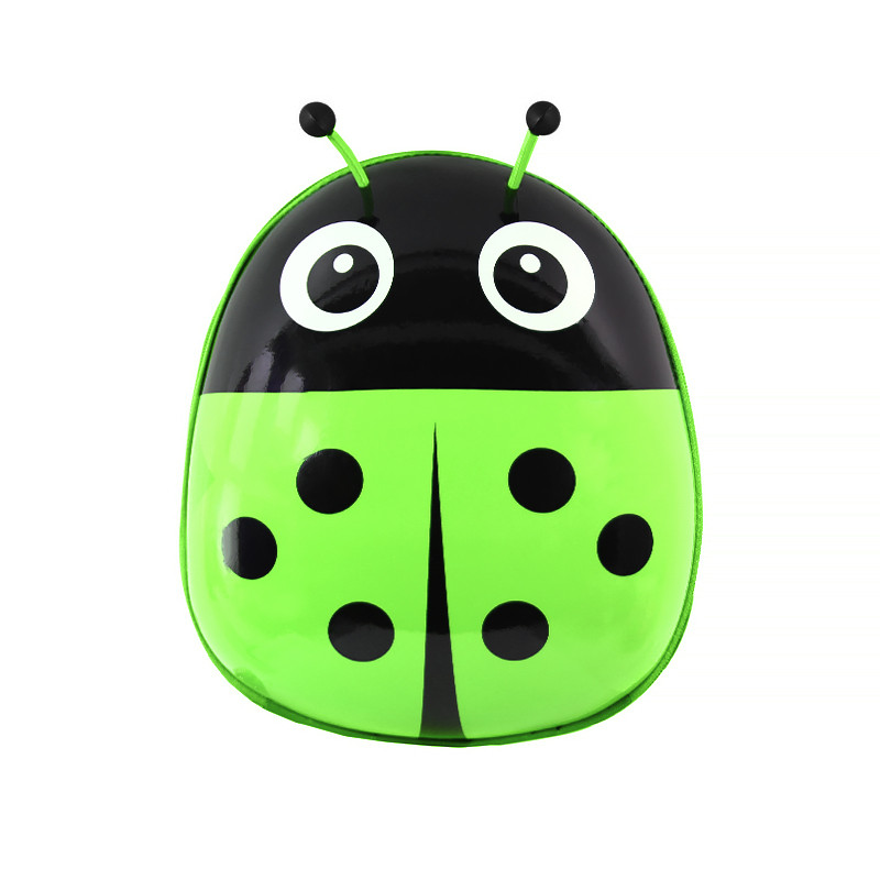 

Детский рюкзак с твердым корпусом Lesko Ladybug 229 Зеленый для прогулок садика