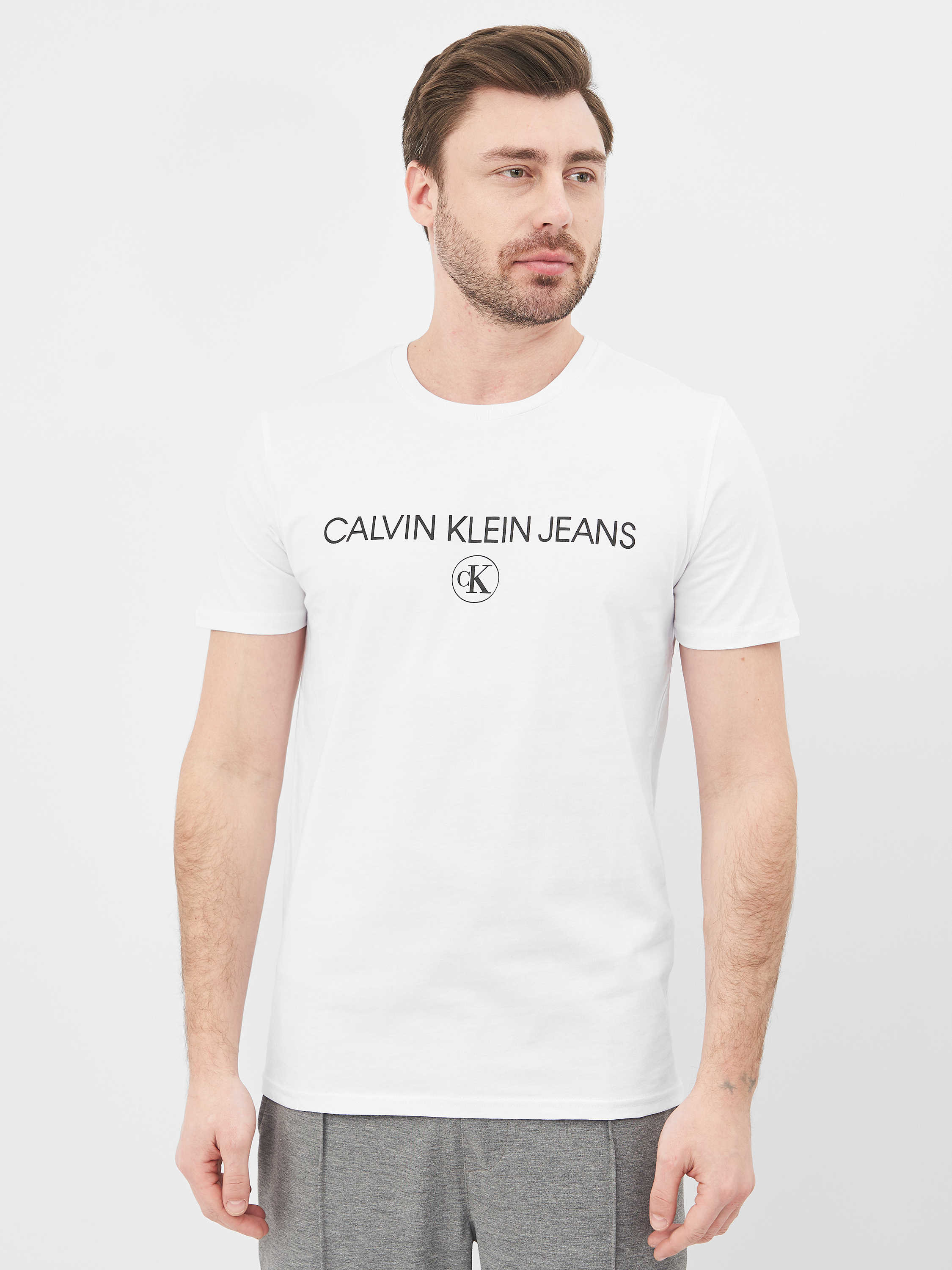 

Футболка Calvin Klein Jeans 10568.2  (50) Белая, Футболка Calvin Klein Jeans 10568.2 XL (50) Белая