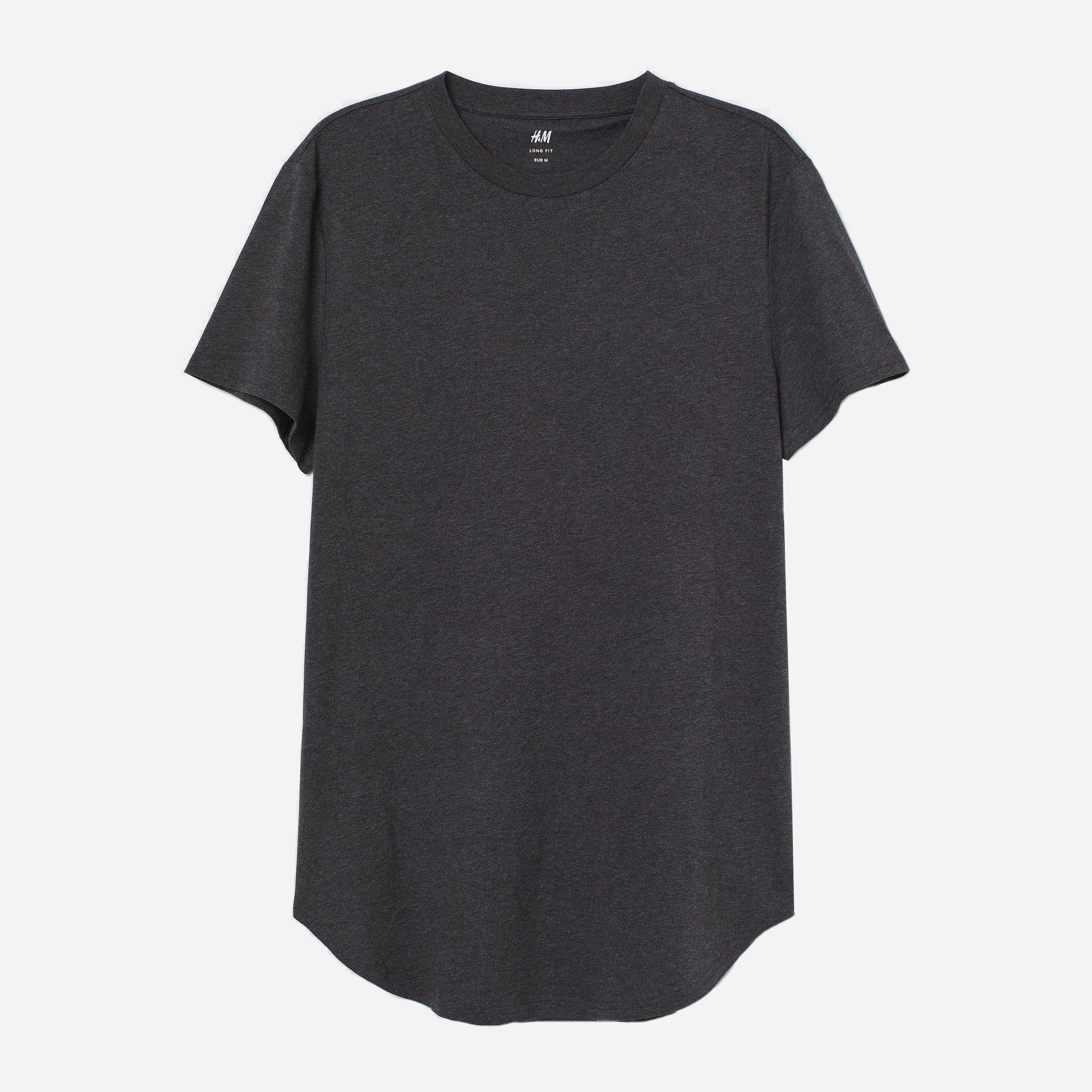 

Футболка H&M 598755sm M Темно-серая меланж