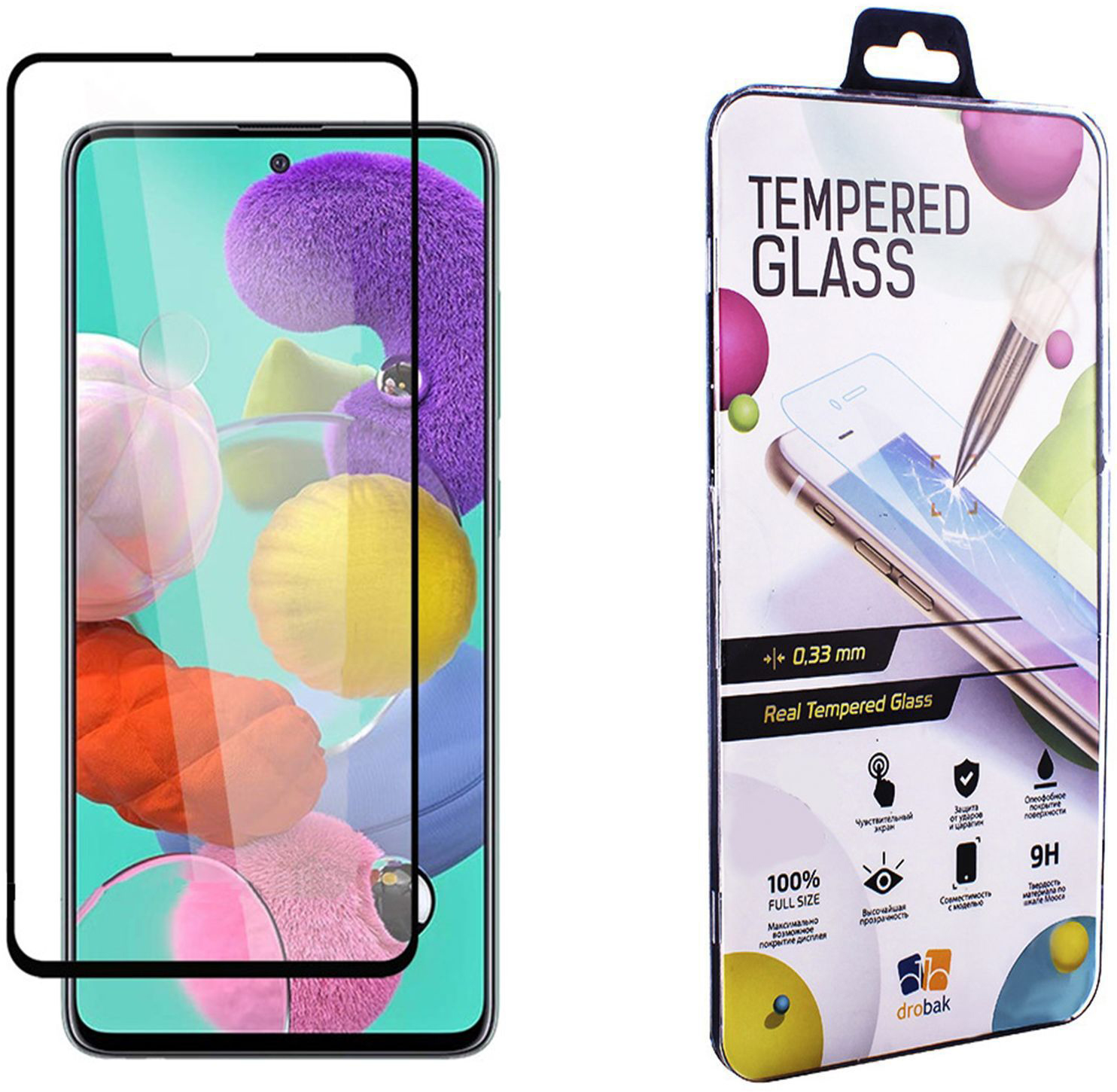 

Защитное стекло-пленка Drobak Ceramics для Samsung Galaxy A52 5G