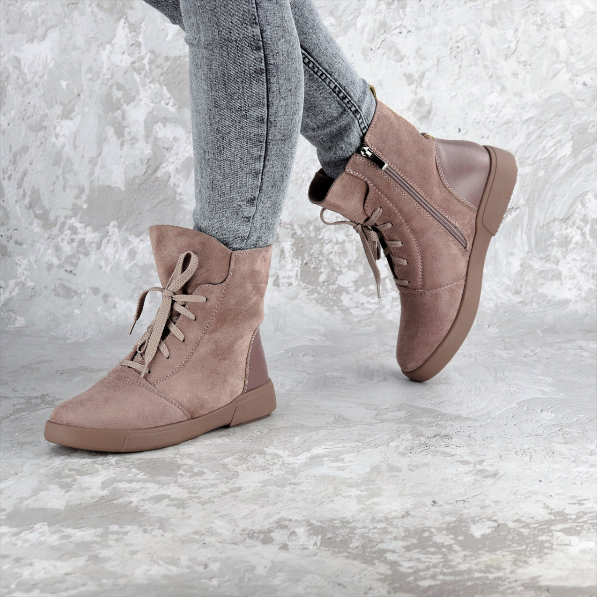 

Ботинки женские зимние розовые Shoes 2328 37 р