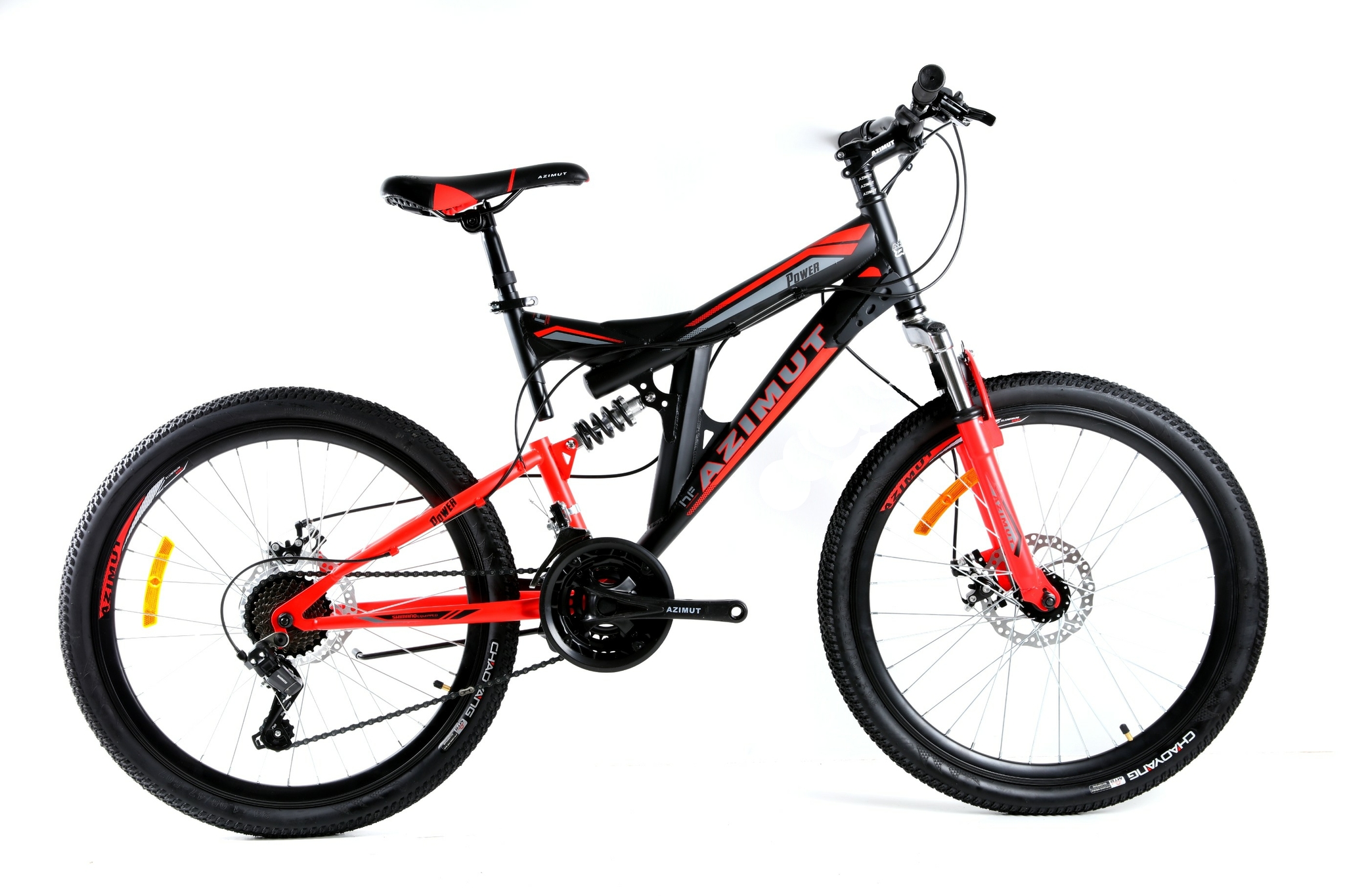 

Велосипед Azimut Power 2021 Shimano 26" 19,5" Black / Red (Power/GFRD)