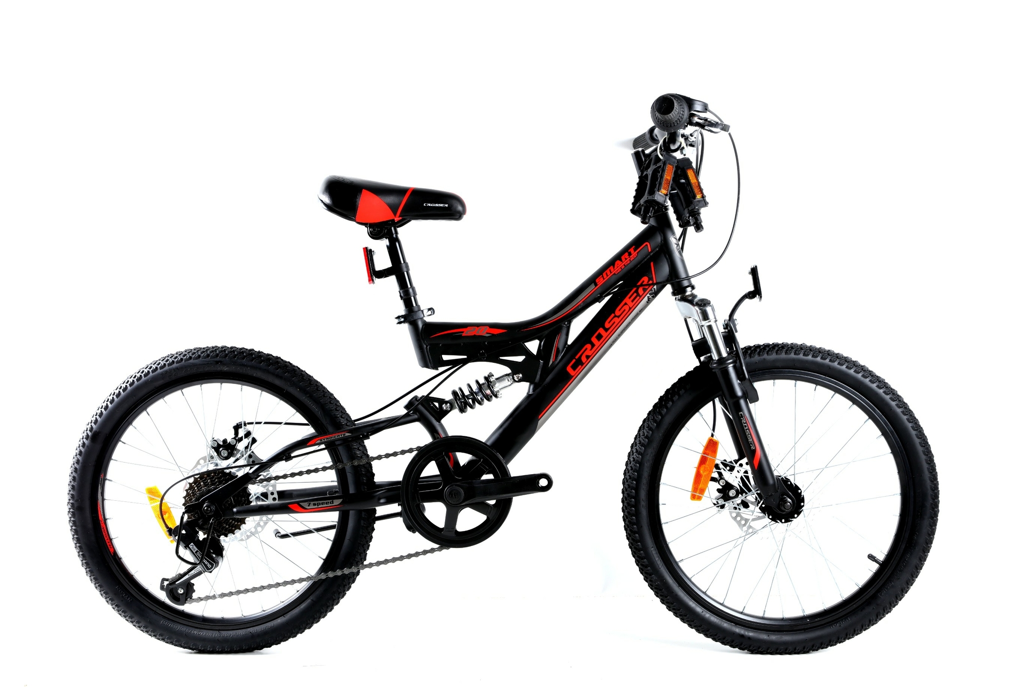 

Велосипед Crosser Smart 2021 Shimano 20" 12" Black / Red (Smart/GFRD)