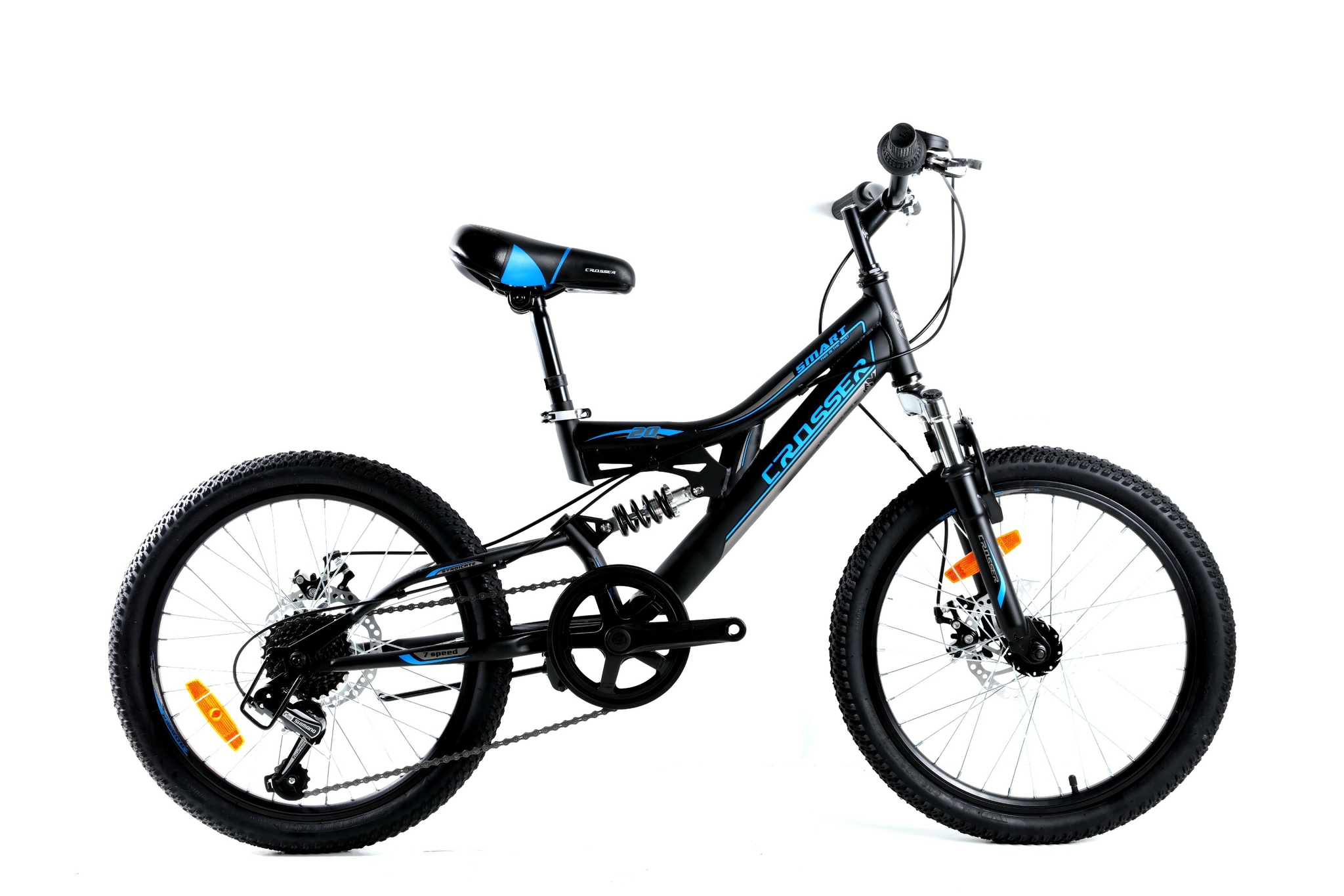 

Велосипед Crosser Smart 2021 Shimano 20" 12" Black / Blue (Smart/GFRD)