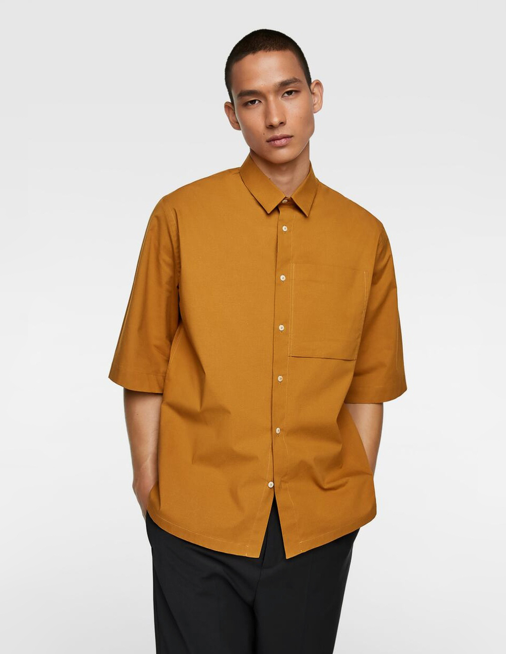 

Рубашка к/р Zara М0109219 (4482/237/305) цвет коричневый, Рубашка к/р Zara М0109219 (4482/237/305) цвет коричневый L