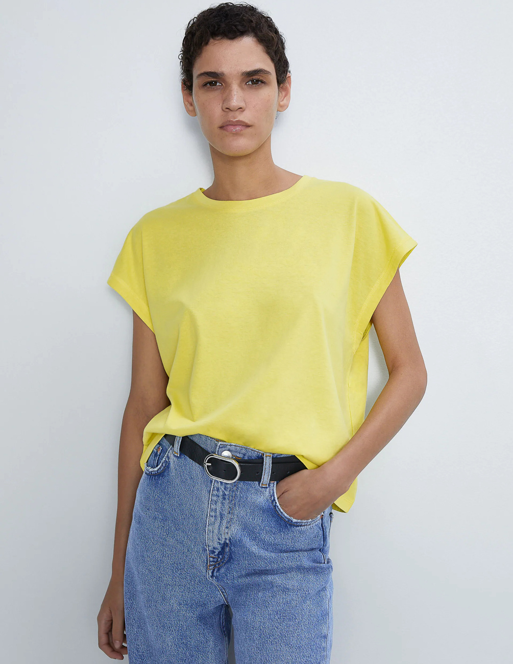 

Футболка Zara Ж1060568 (4174/156/300) цвет желтый L